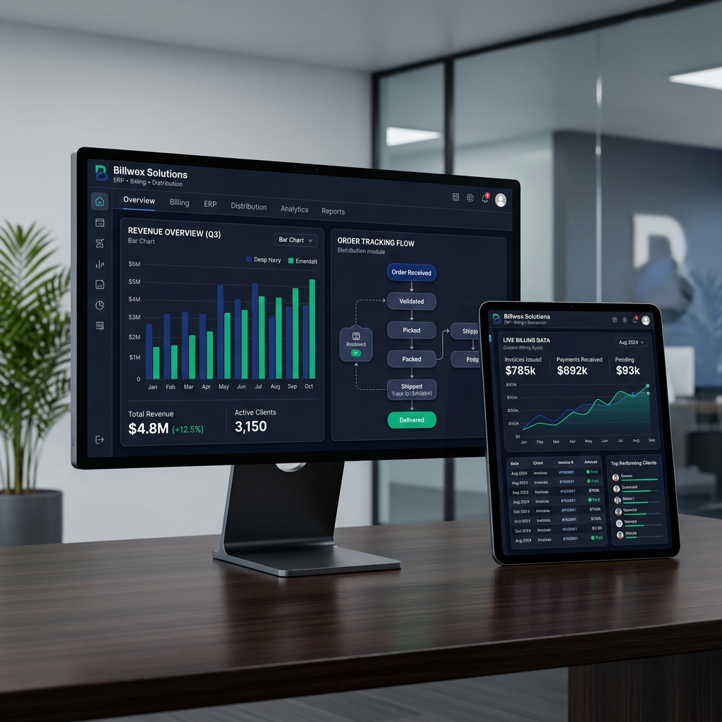Billwox ERP Dashboard